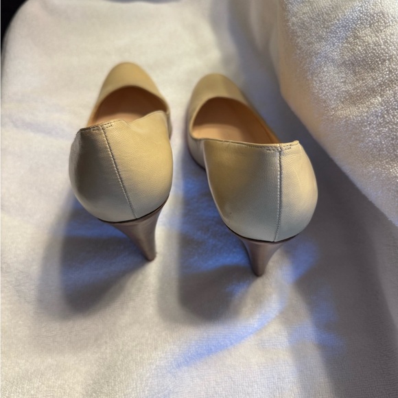 Christian Louboutin size 11 beige 4” wedge heel - Picture 10 of 11